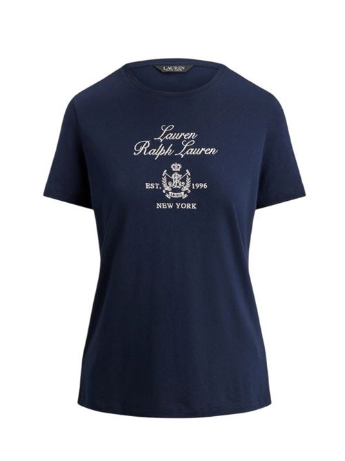 200p03725001 LAUREN RALPH LAUREN | KATLIN-SHORT SLEEVE.NAVY
